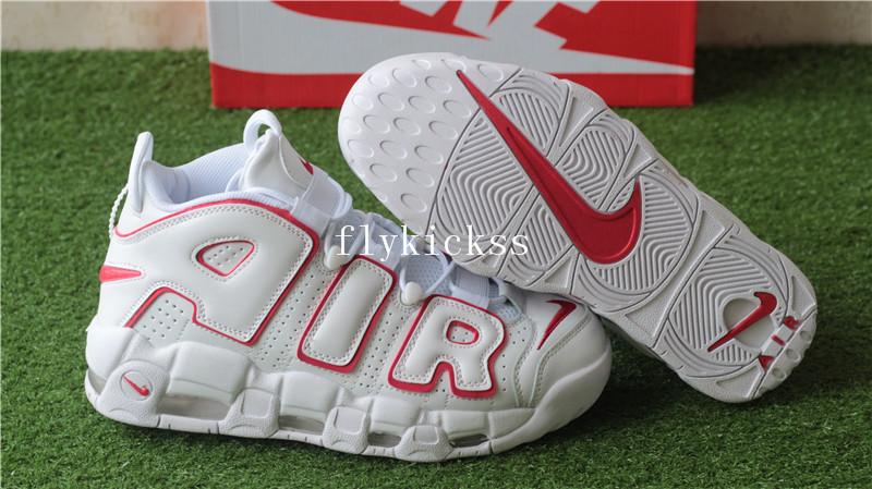 Nike Air More Uptempo 96 White Red